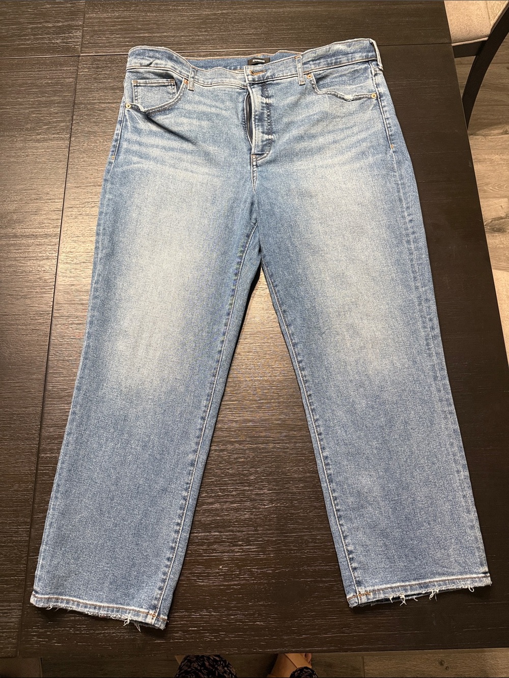 Express size 16R Washed Light Blue Skinny Jeans